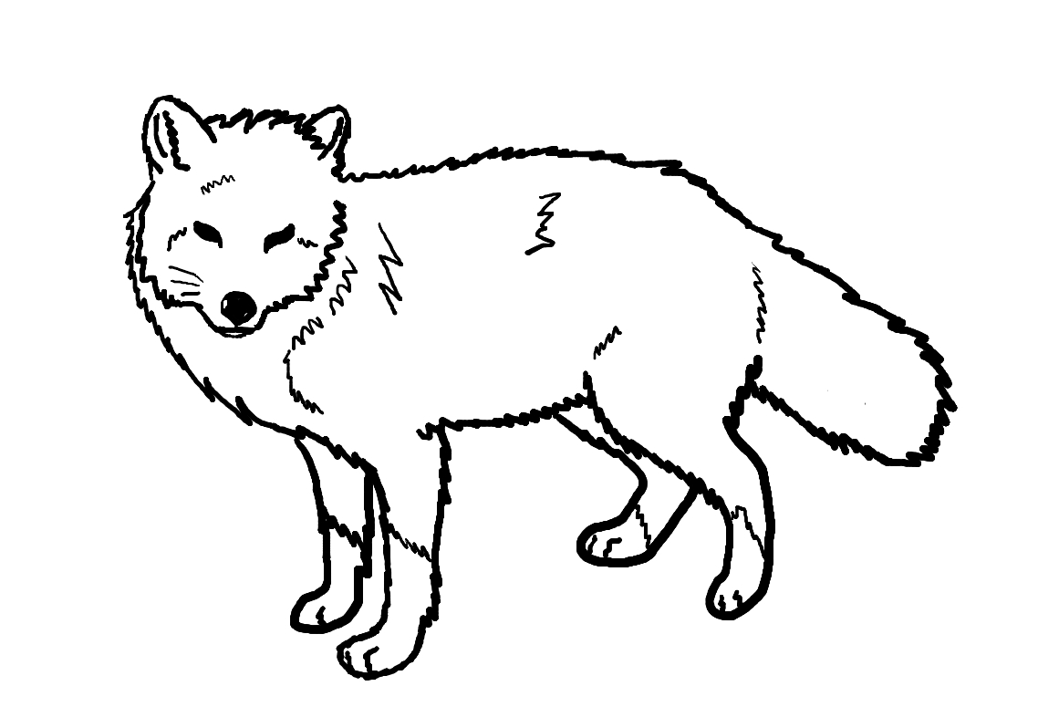 180+ Fox Coloring Pages 36