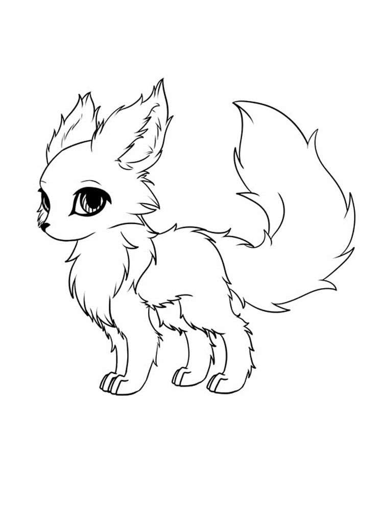 180+ Fox Coloring Pages 54