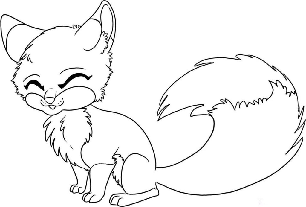 180+ Fox Coloring Pages 56