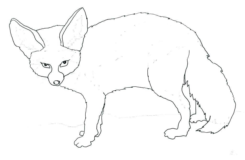 180+ Fox Coloring Pages 62