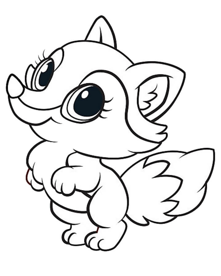 180+ Fox Coloring Pages 64