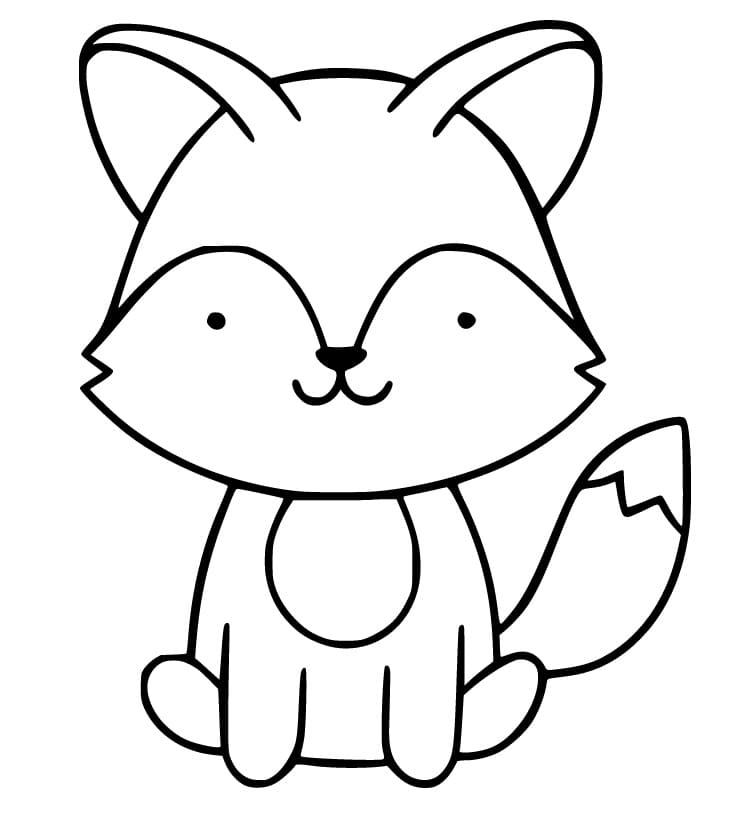 180+ Fox Coloring Pages 67