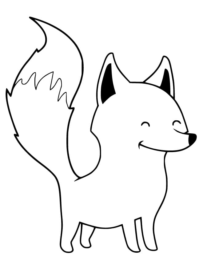 180+ Fox Coloring Pages 70