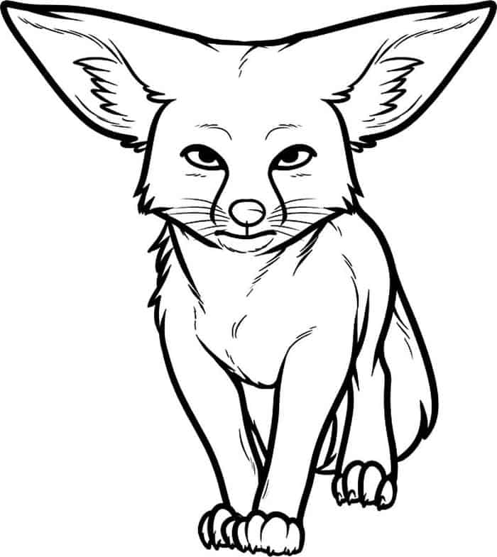 180+ Fox Coloring Pages 71