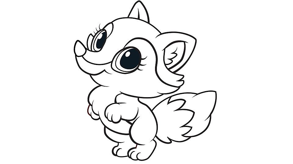 180+ Fox Coloring Pages 76