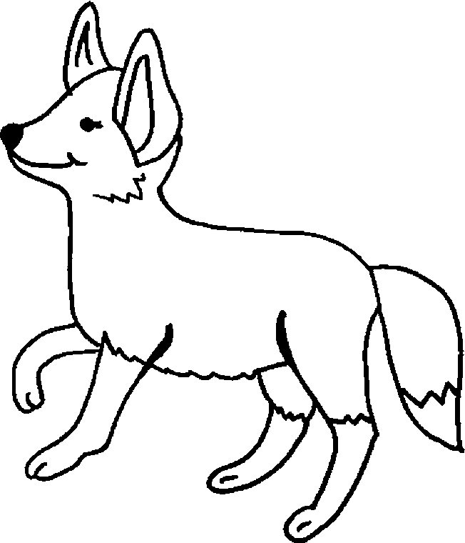 180+ Fox Coloring Pages 79