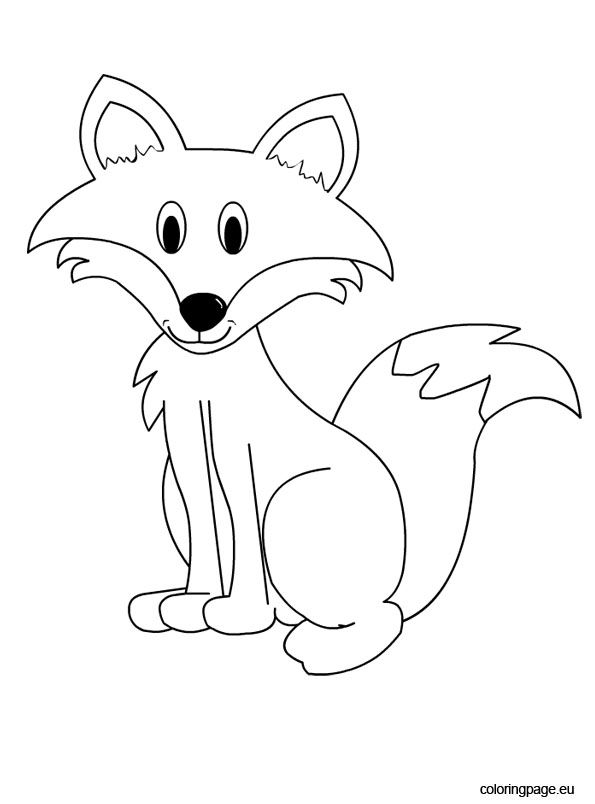 180+ Fox Coloring Pages 82