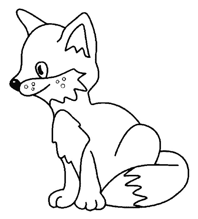 180+ Fox Coloring Pages 83