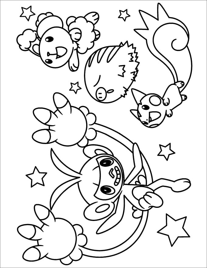 199+ Legendary Pokemon Coloring Pages: Catch 'Em with Color 107