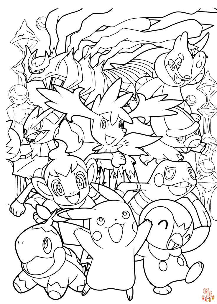 199+ Legendary Pokemon Coloring Pages: Catch 'Em with Color 54