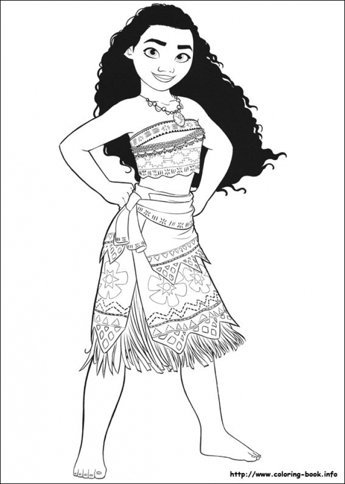 199+ Moana Coloring Pages 100