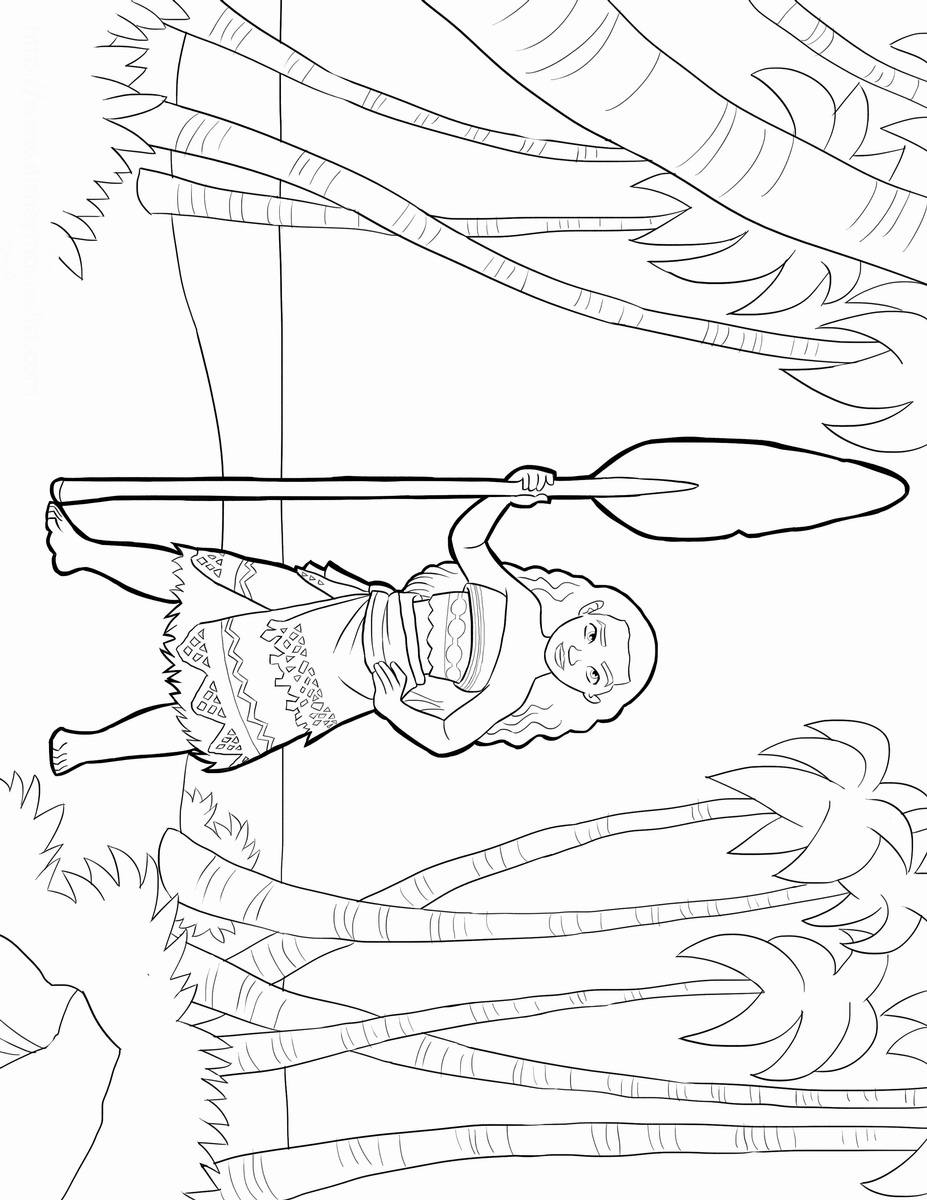 199+ Moana Coloring Pages 102