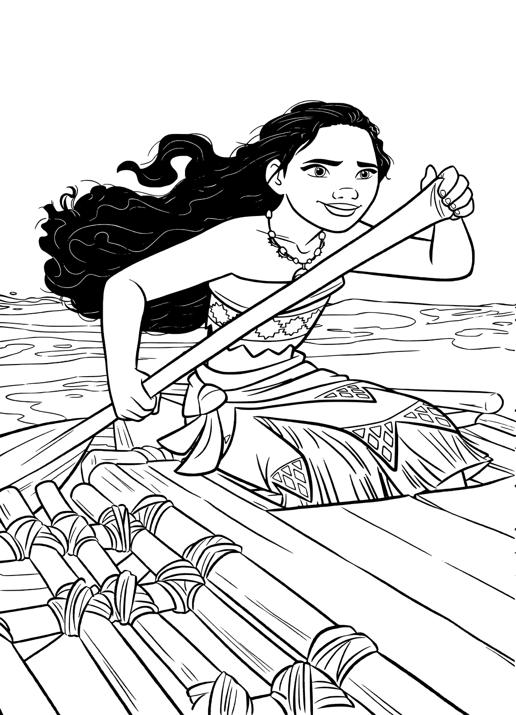 199+ Moana Coloring Pages 104