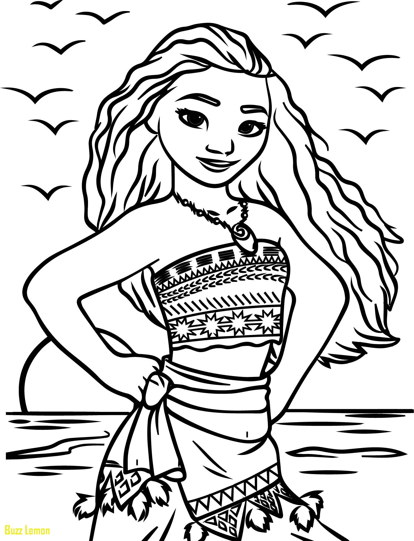 199+ Moana Coloring Pages 105