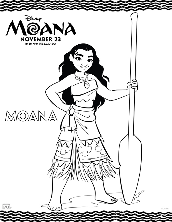 199+ Moana Coloring Pages 106