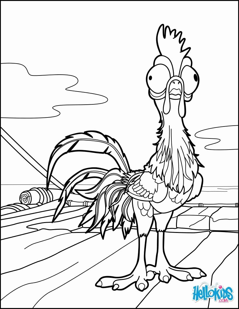 199+ Moana Coloring Pages 112