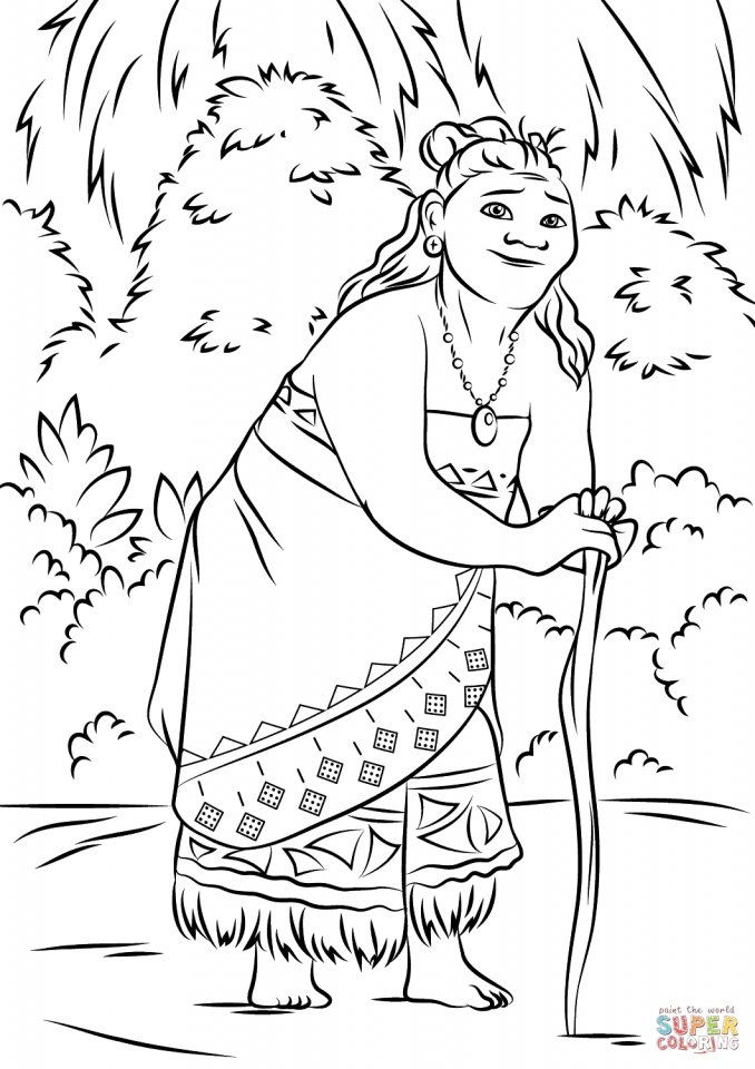 199+ Moana Coloring Pages 115