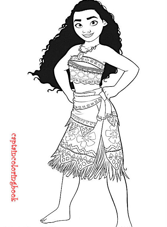 199+ Moana Coloring Pages 12