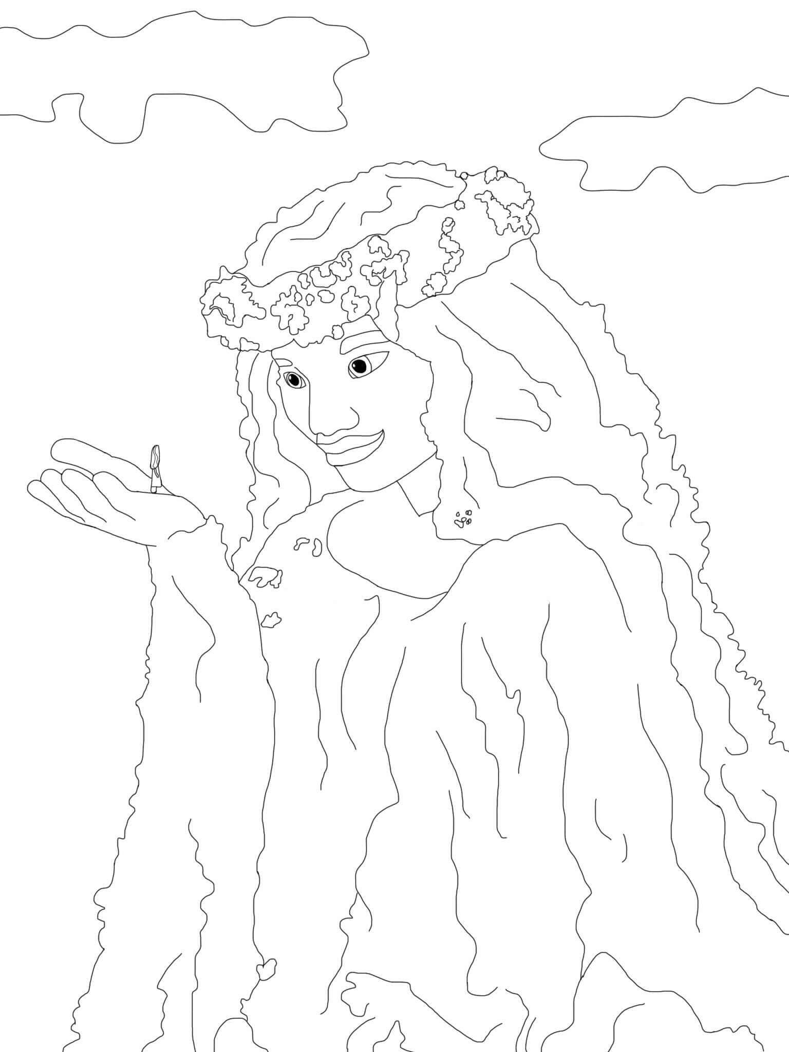 199+ Moana Coloring Pages 136