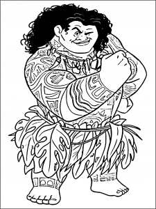 199+ Moana Coloring Pages 142