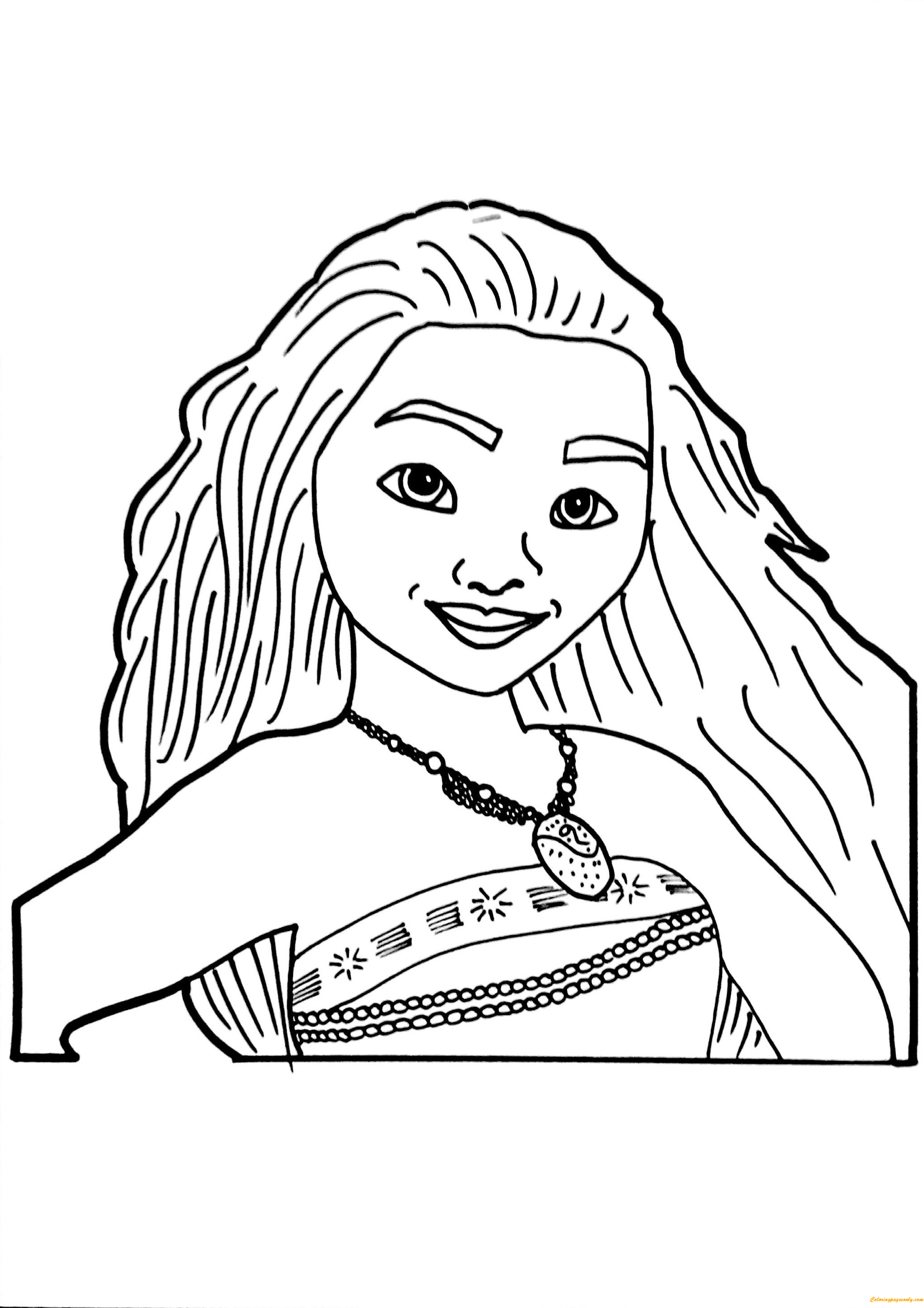 199+ Moana Coloring Pages 144