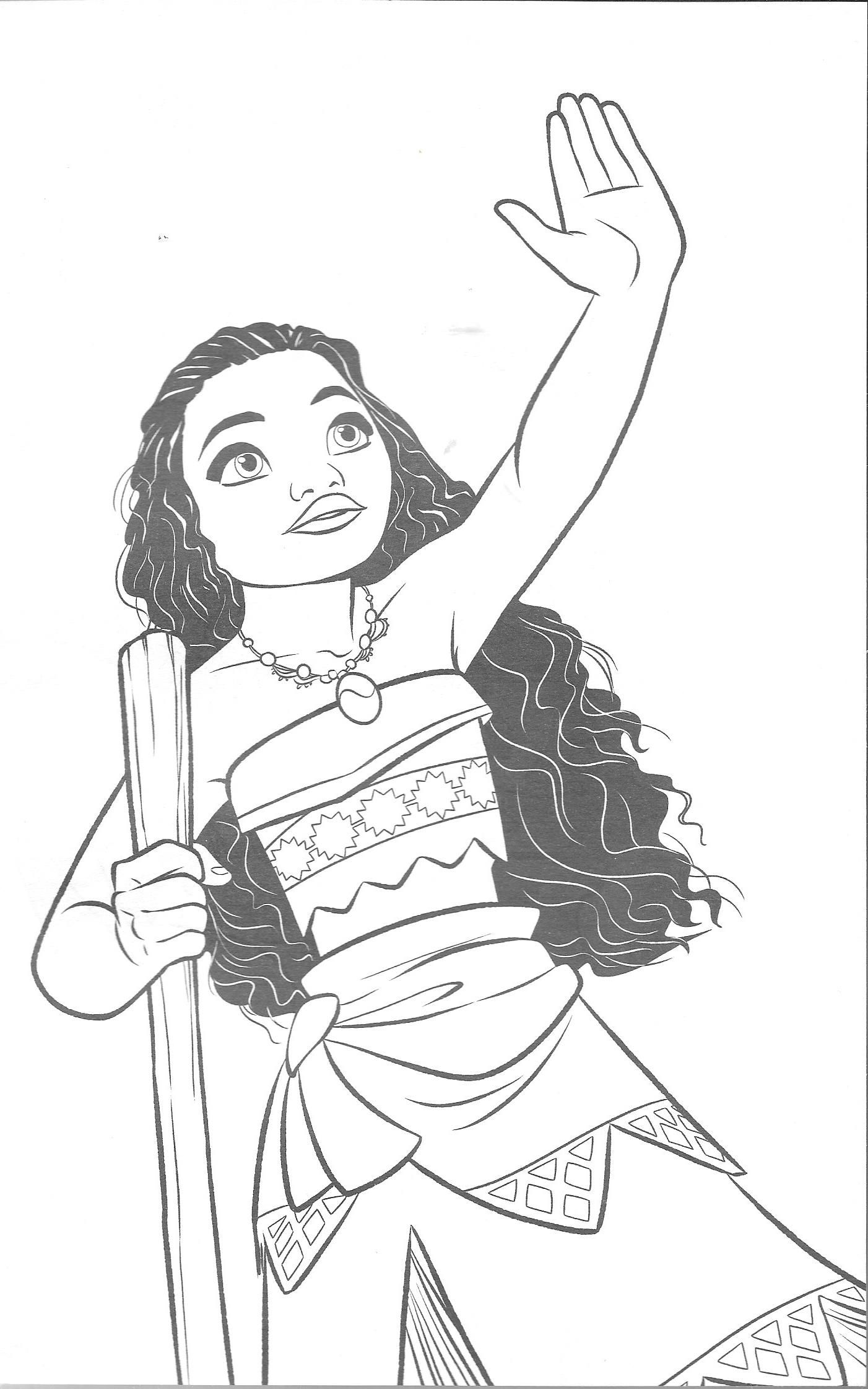 199+ Moana Coloring Pages 164