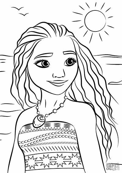 199+ Moana Coloring Pages 170