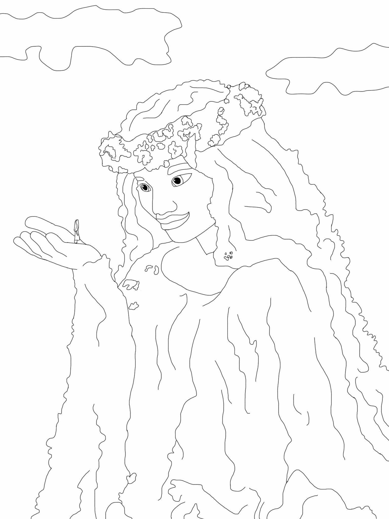 199+ Moana Coloring Pages 186