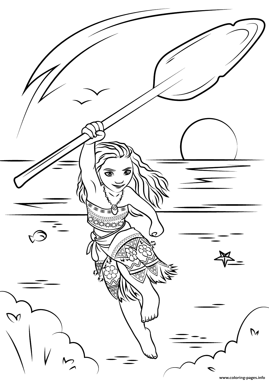 199+ Moana Coloring Pages 2