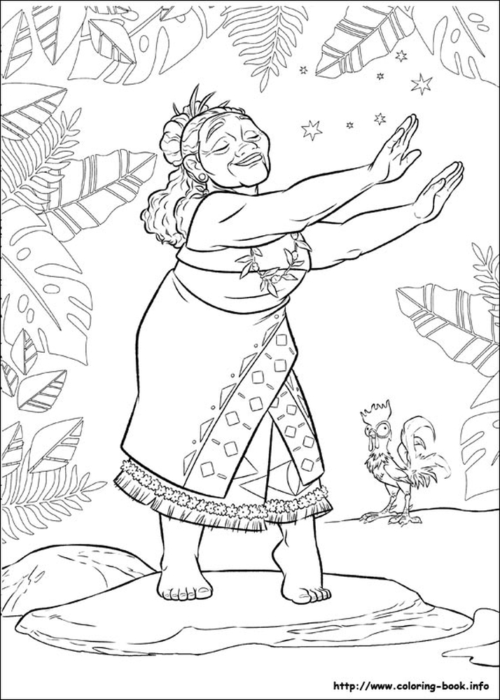 199+ Moana Coloring Pages 200