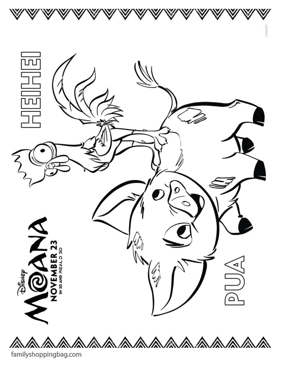 199+ Moana Coloring Pages 26