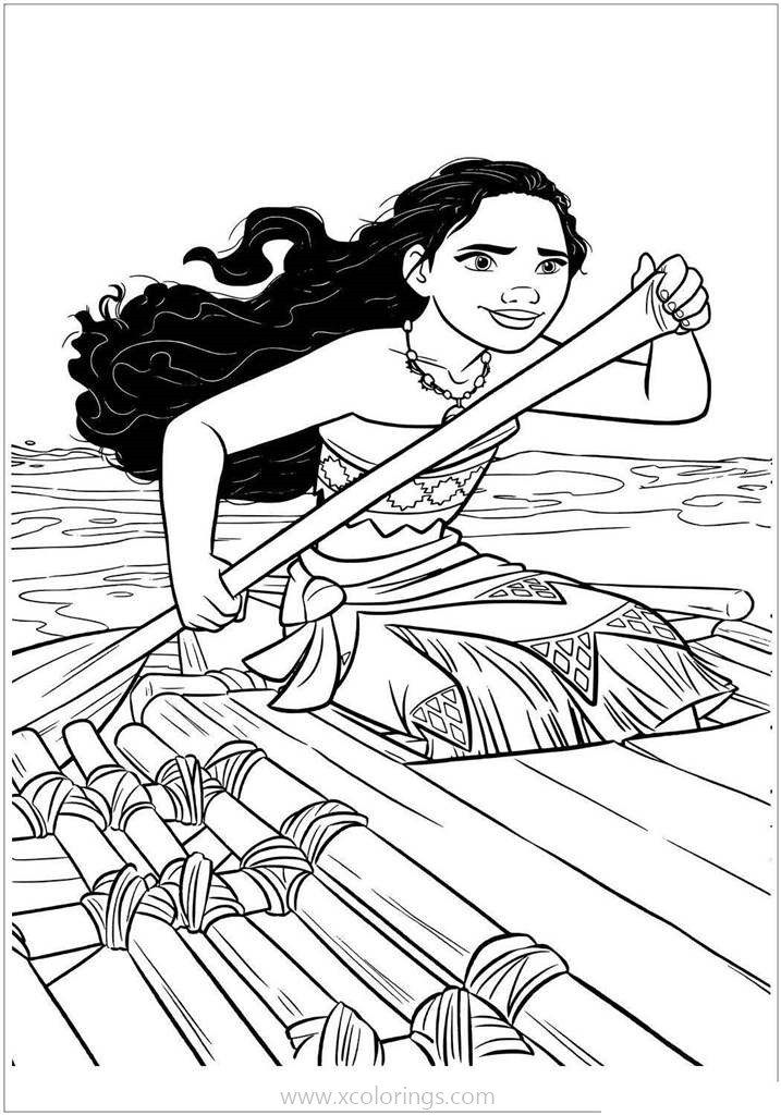 199+ Moana Coloring Pages 30