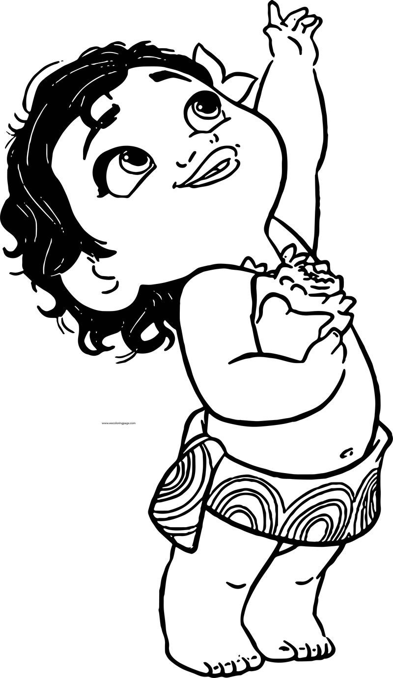 199+ Moana Coloring Pages 32