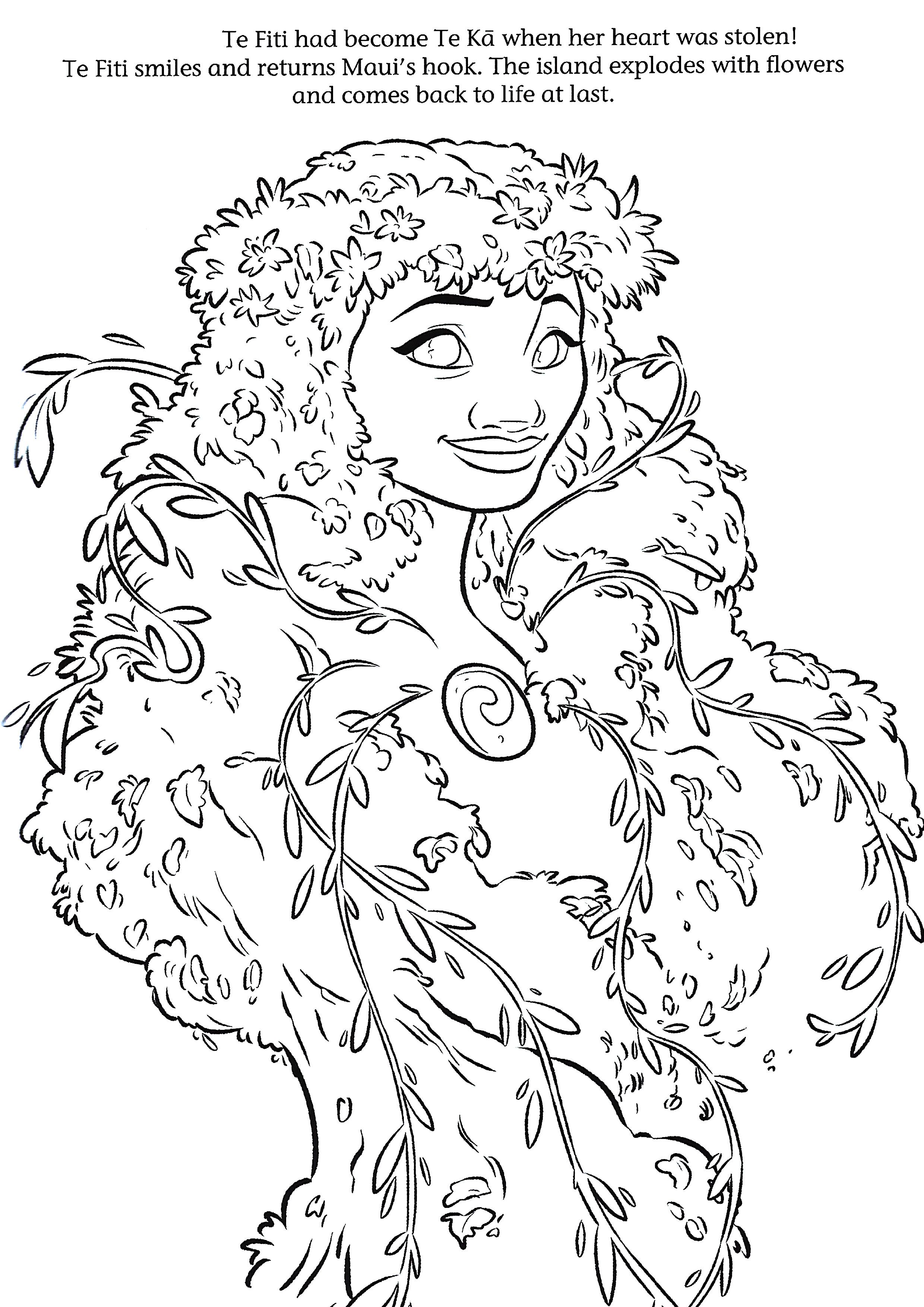 199+ Moana Coloring Pages 59