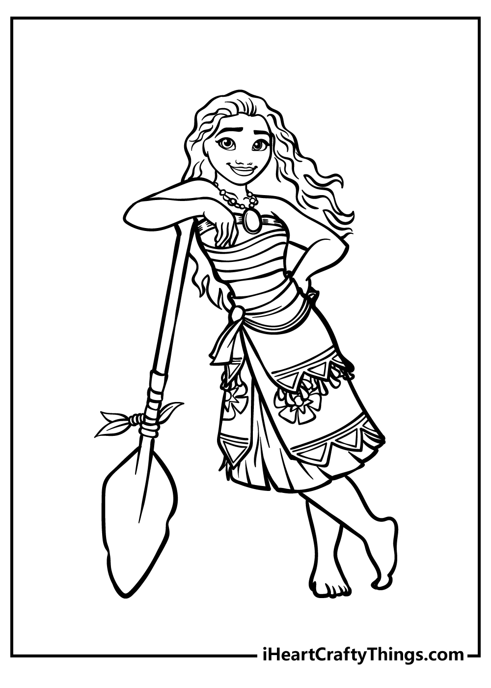 199+ Moana Coloring Pages 6