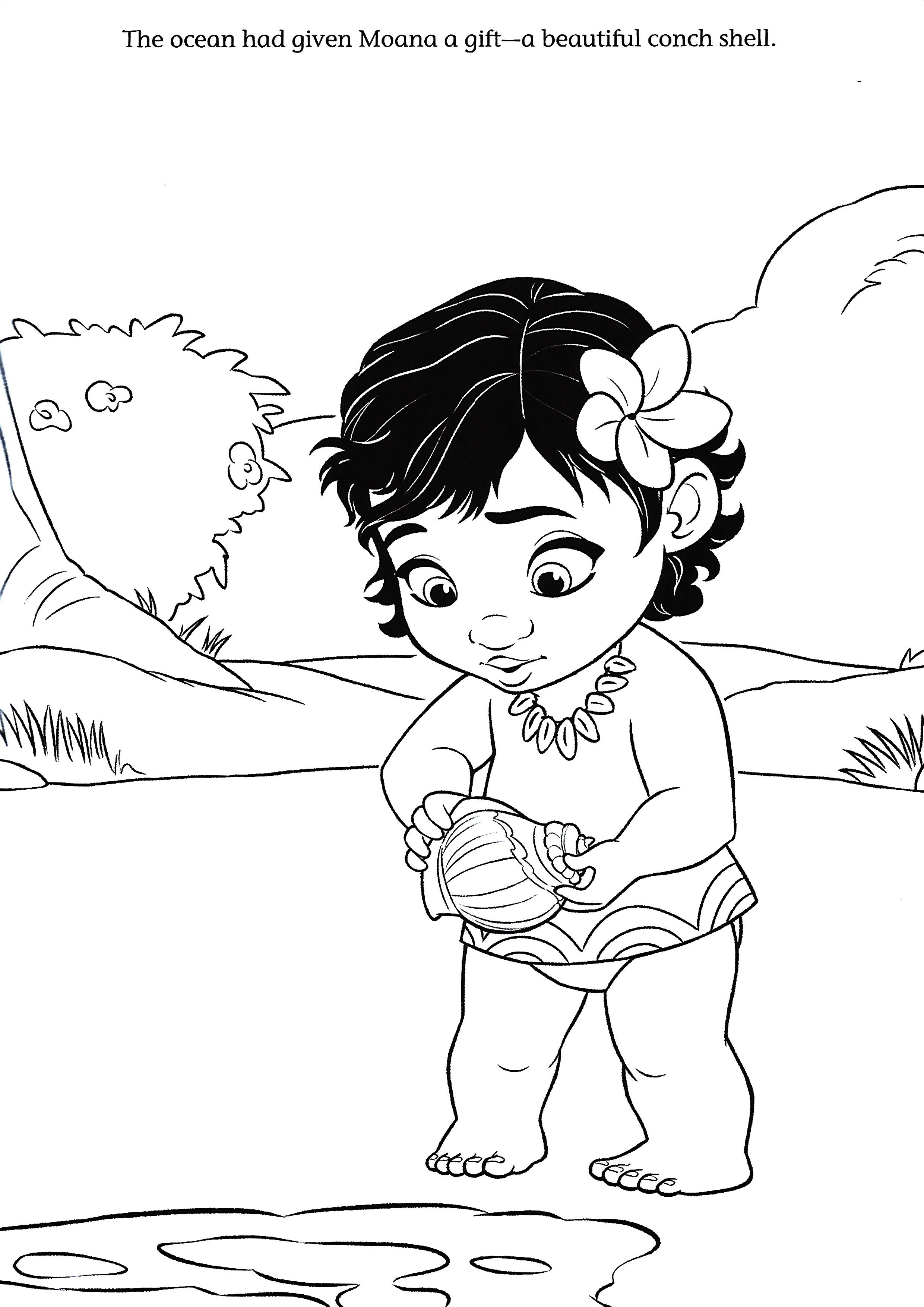 199+ Moana Coloring Pages 7