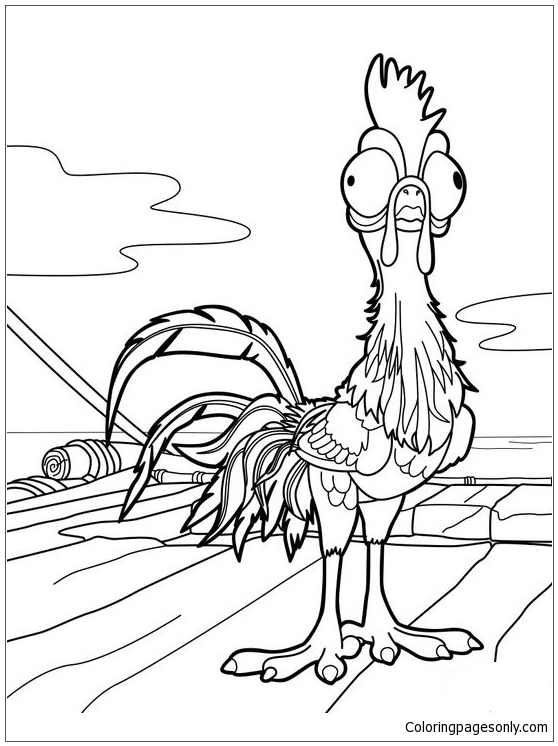 199+ Moana Coloring Pages 72