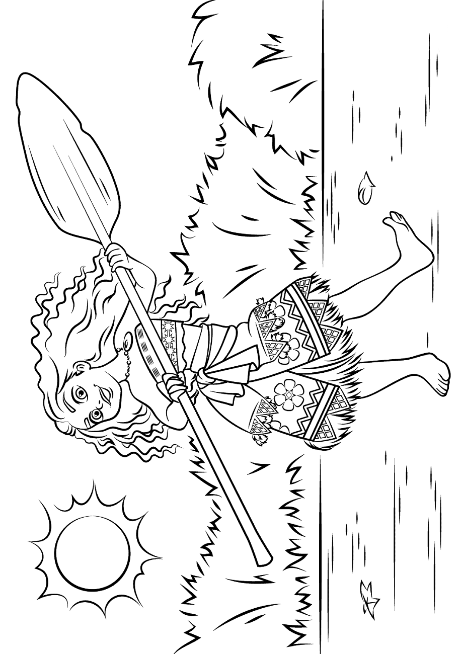 199+ Moana Coloring Pages 84