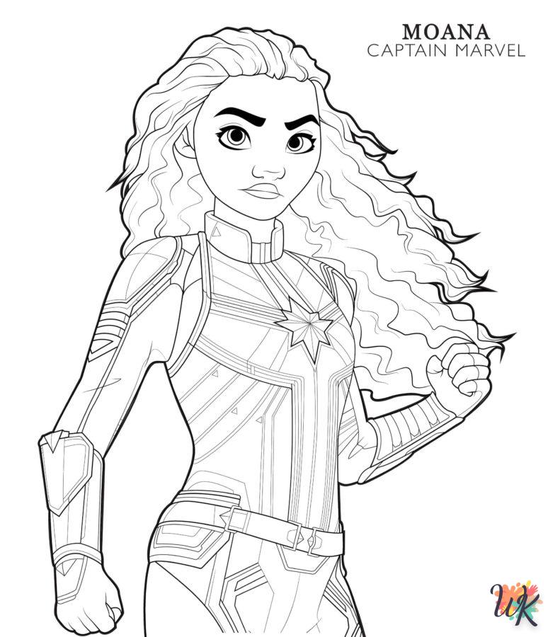 199+ Moana Coloring Pages 95