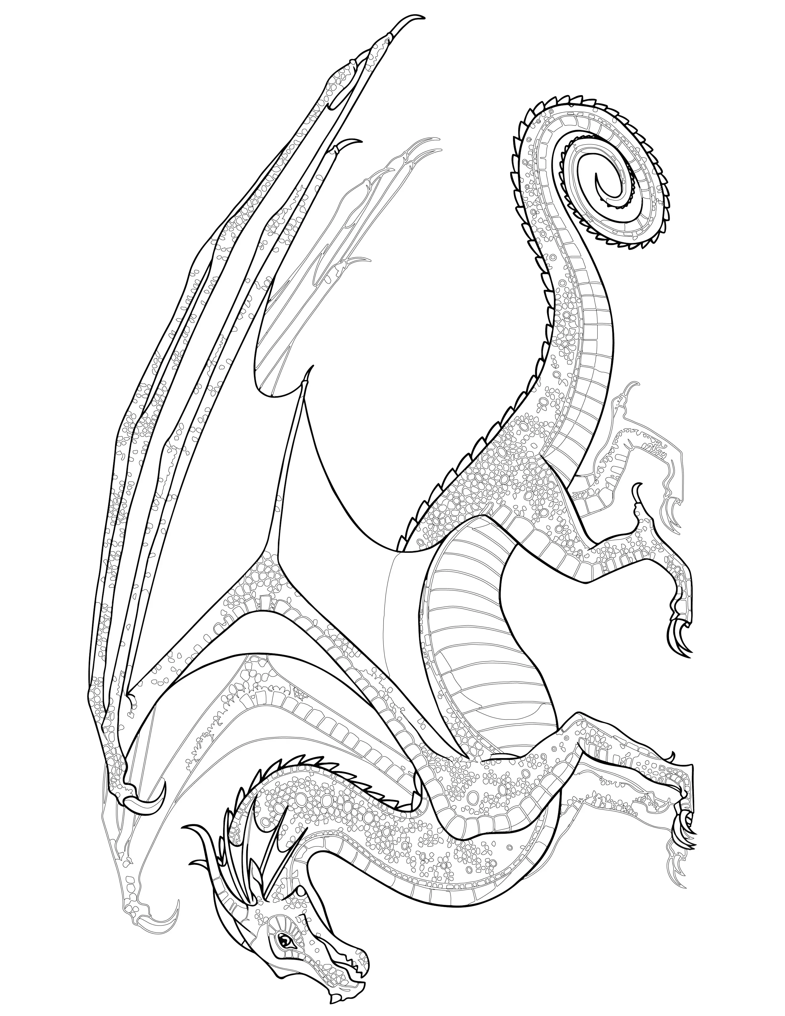 200+ Coloring Page Dragon: Fire Up Your Creativity 10