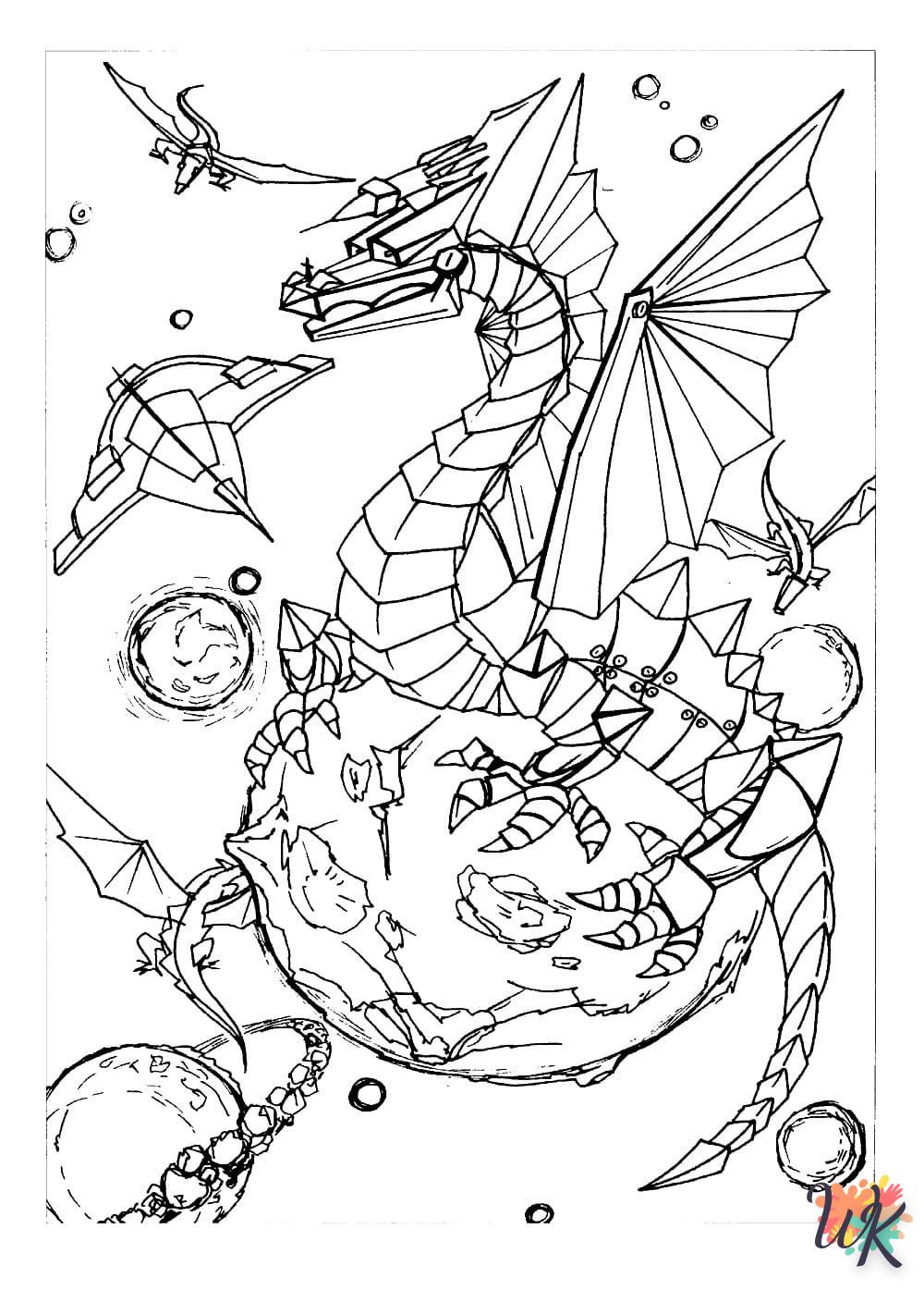 200+ Coloring Page Dragon: Fire Up Your Creativity 100