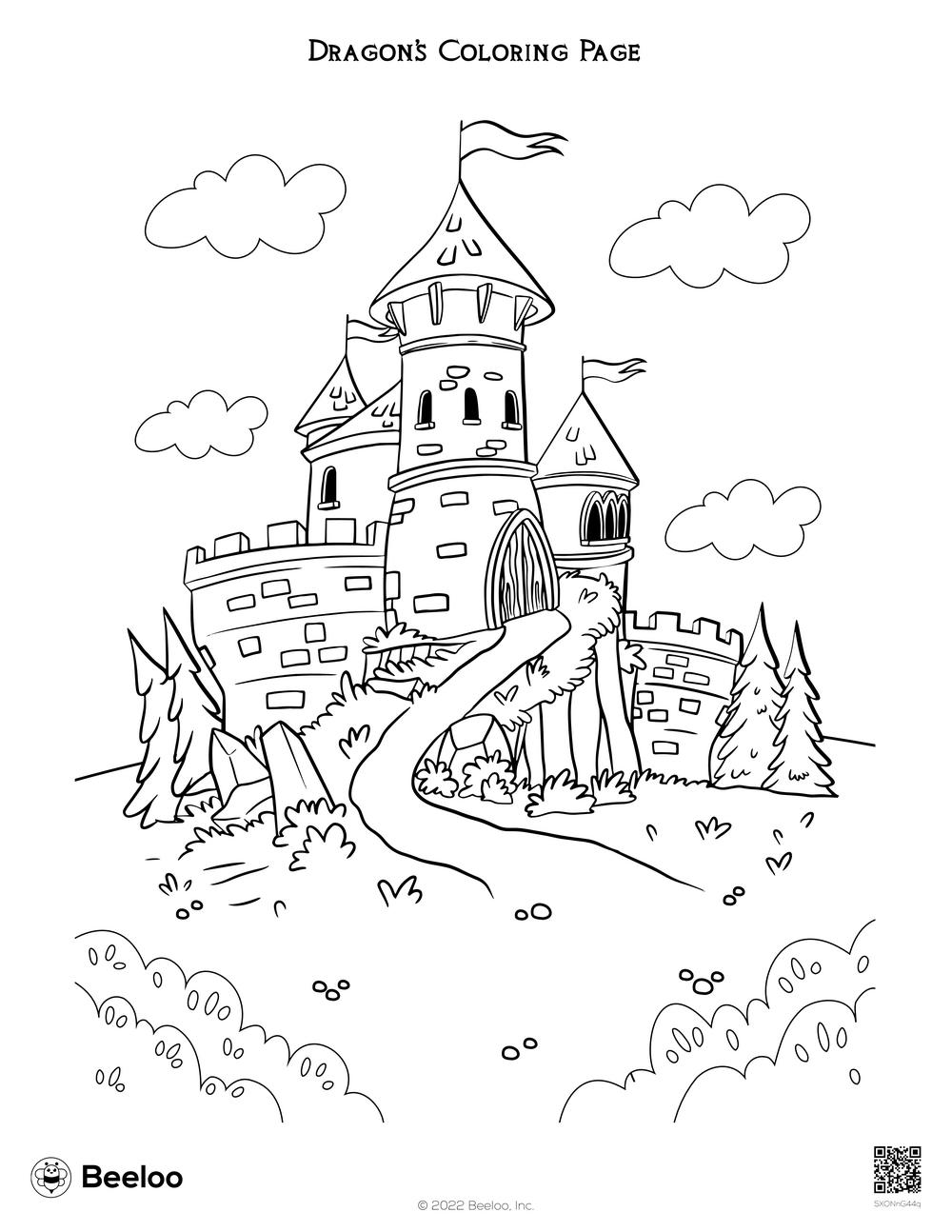 200+ Coloring Page Dragon: Fire Up Your Creativity 105