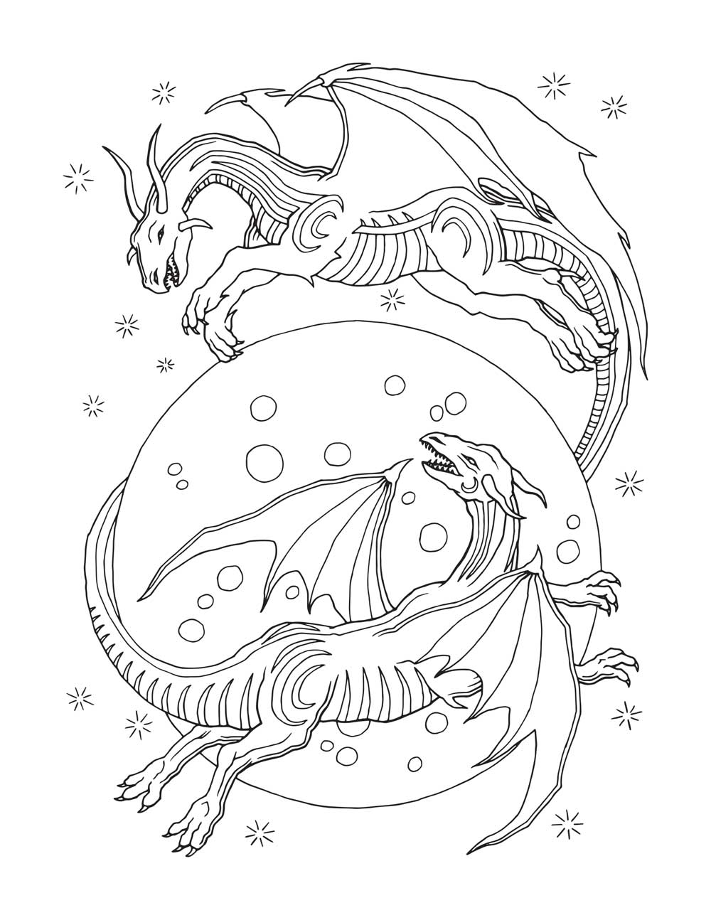 200+ Coloring Page Dragon: Fire Up Your Creativity 107