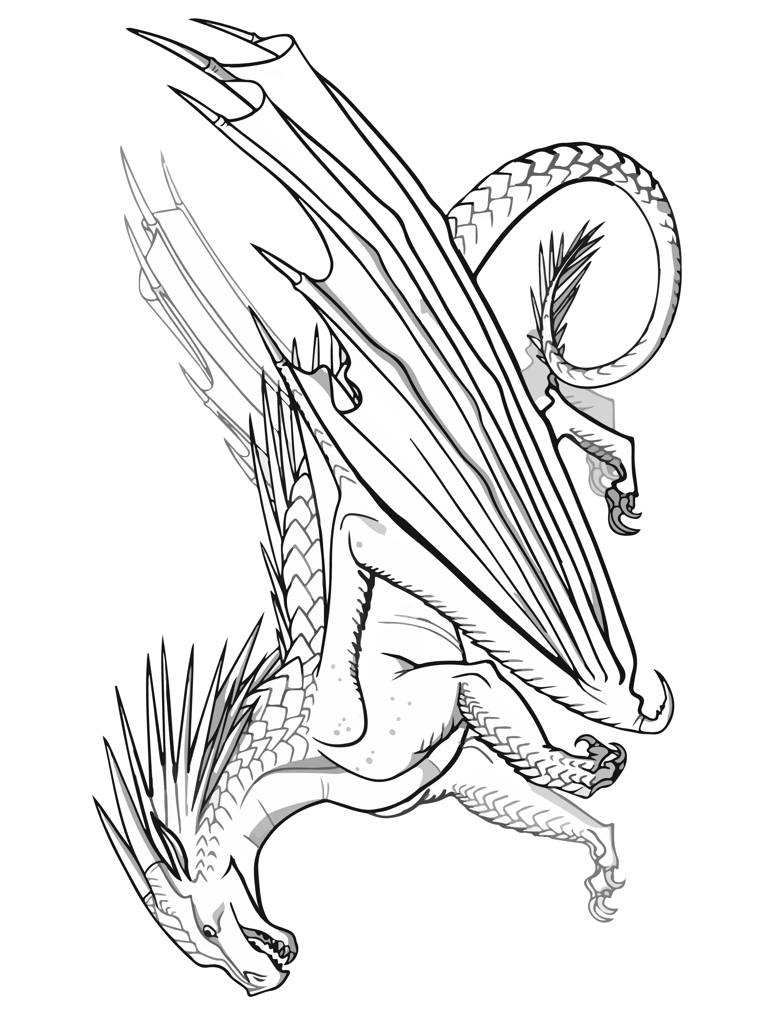 200+ Coloring Page Dragon: Fire Up Your Creativity 11