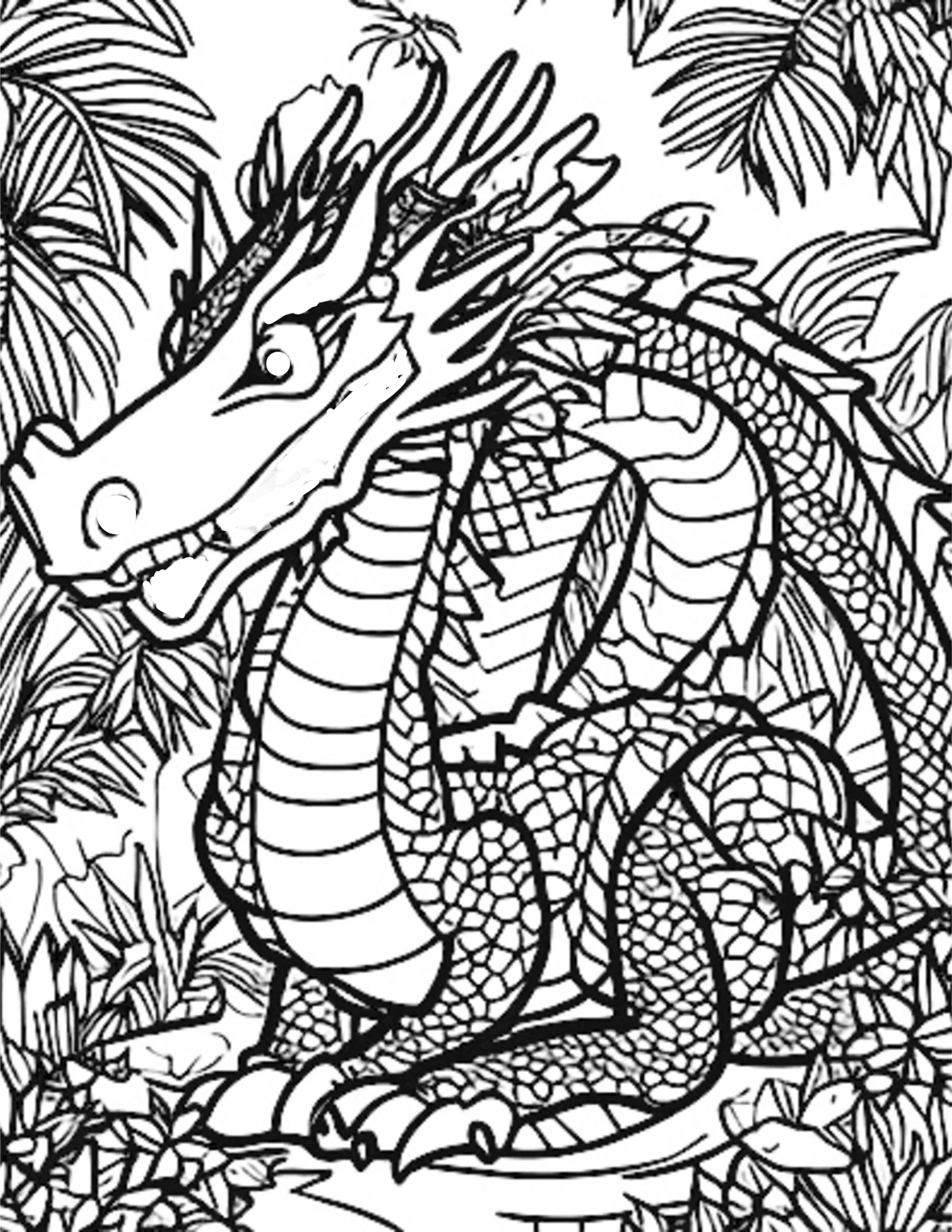 200+ Coloring Page Dragon: Fire Up Your Creativity 13