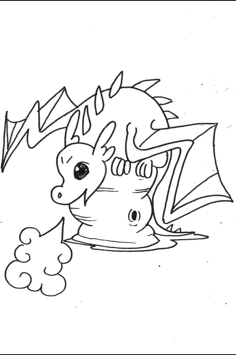 200+ Coloring Page Dragon: Fire Up Your Creativity 131