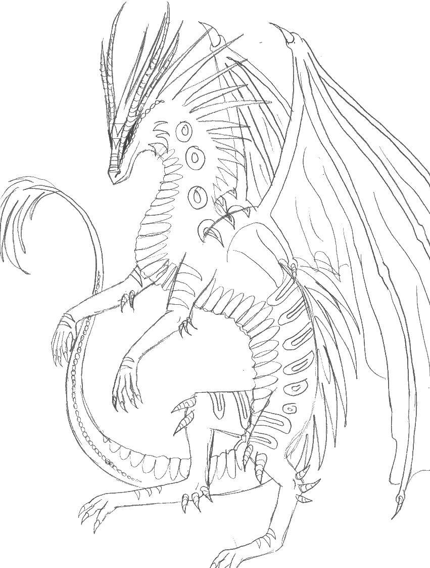 200+ Coloring Page Dragon: Fire Up Your Creativity 132