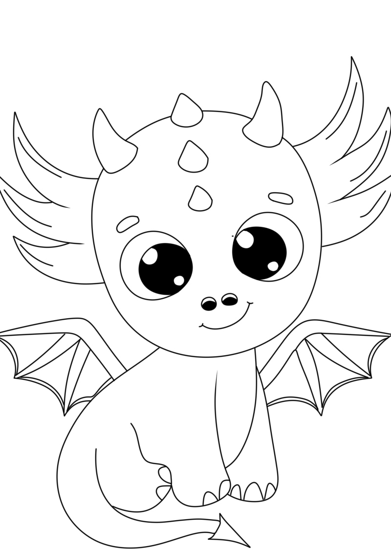 200+ Coloring Page Dragon: Fire Up Your Creativity 137