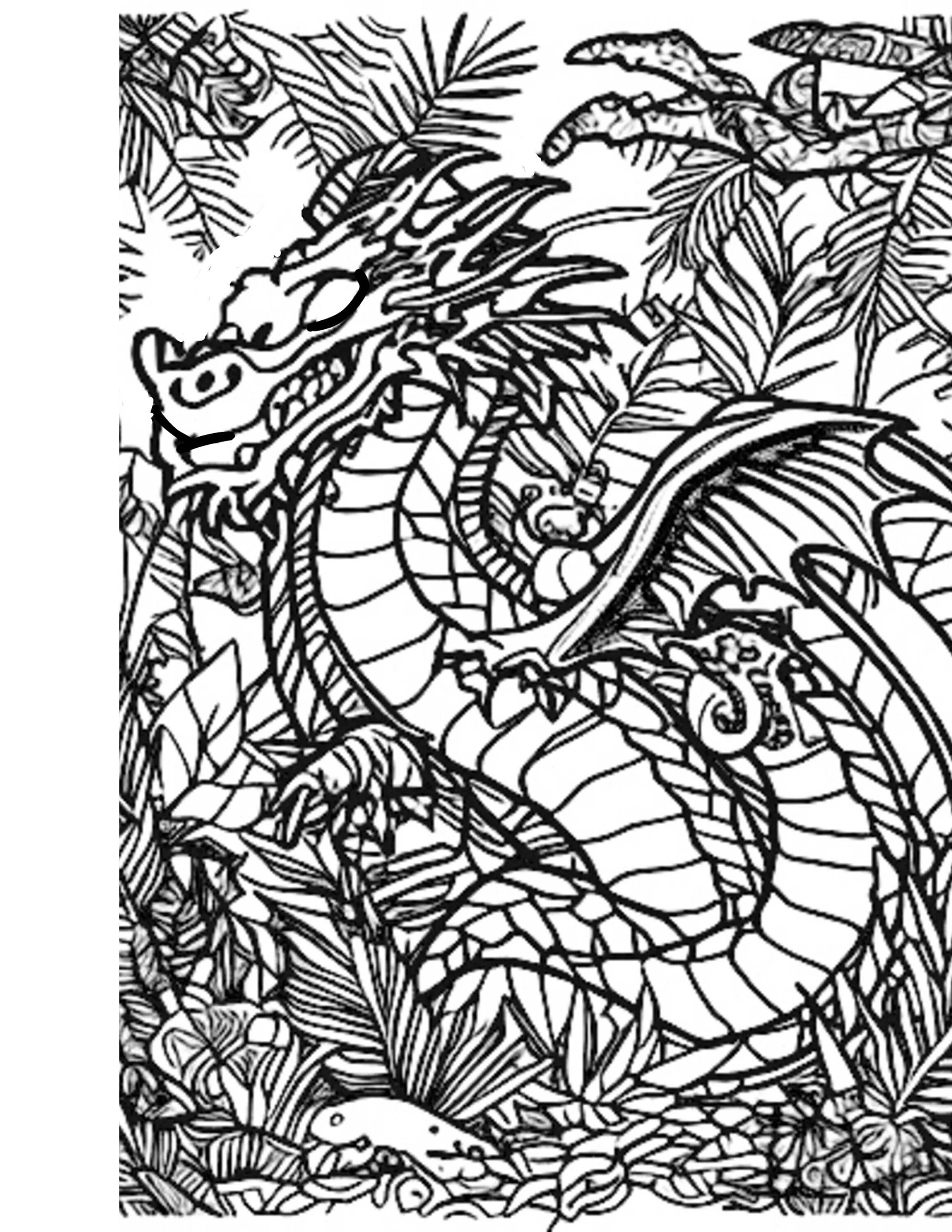 200+ Coloring Page Dragon: Fire Up Your Creativity 14