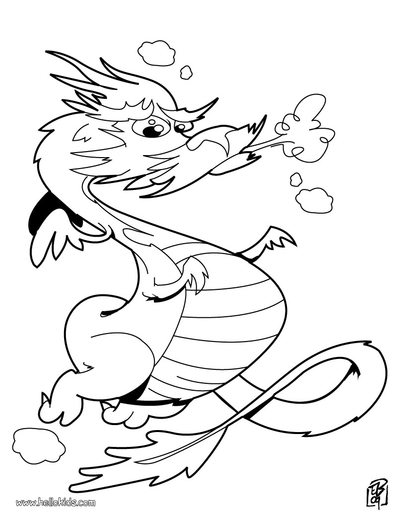 200+ Coloring Page Dragon: Fire Up Your Creativity 144